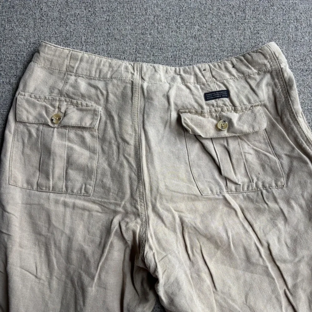 Banana Republic Beige Drawstring Casual Pants